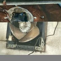 画像1649：ユニットバス　シャワーカーテン　簡単に落とせます。