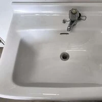 画像1656：ユニットバス　シャワーカーテン　簡単に落とせます。
