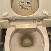 画像1674：ユニットバス　シャワーカーテン　簡単に落とせます。